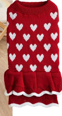 Holiday Princess Sweater for Dogs