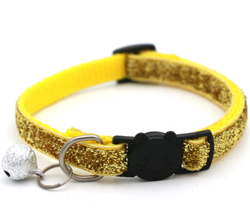 Colorful Bell Cat Collar with Adjustable Fit