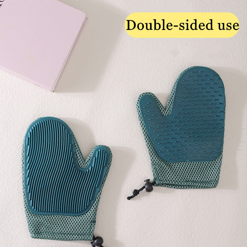 Pet Pampering Massage Gloves