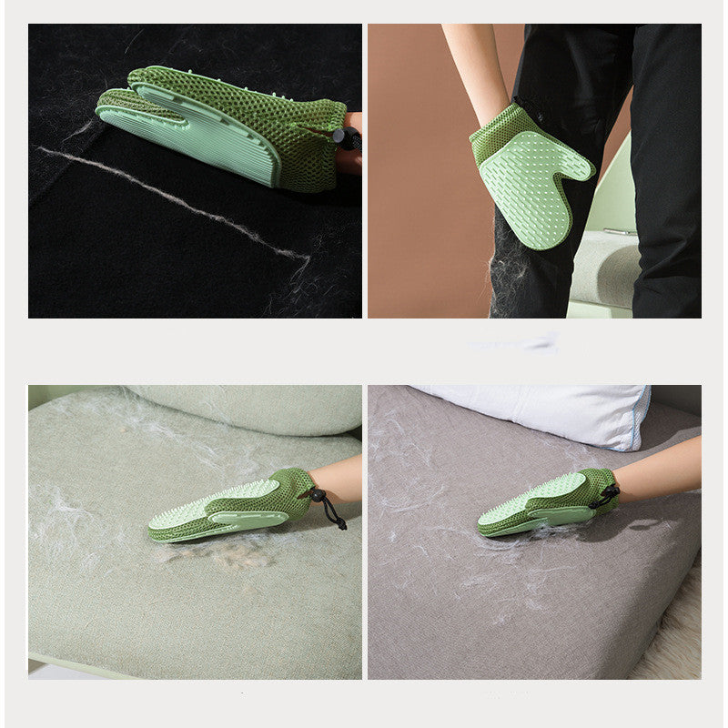 Pet Pampering Massage Gloves