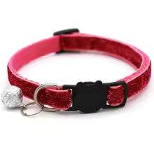 Colorful Bell Cat Collar with Adjustable Fit