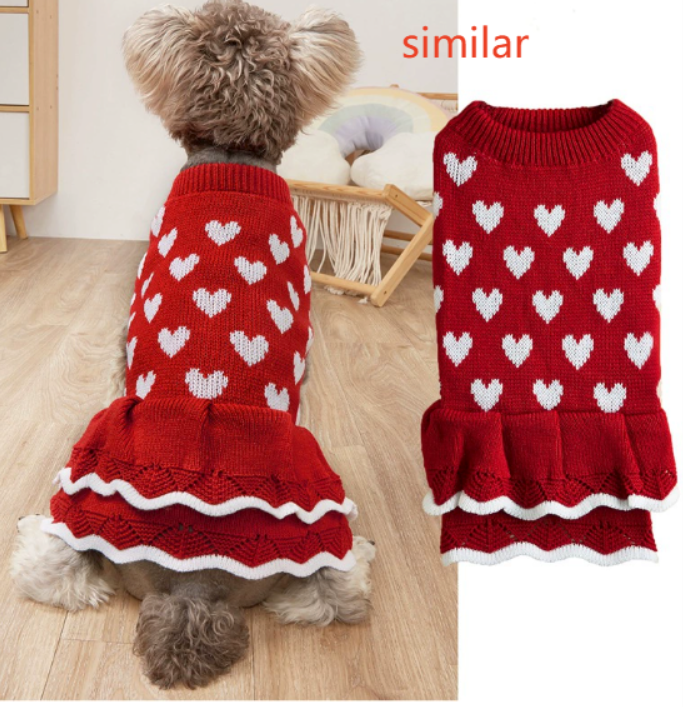 Holiday Princess Sweater for Dogs