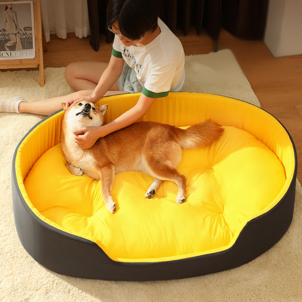 All-Season Universal Pet Bed with Washable Cover
