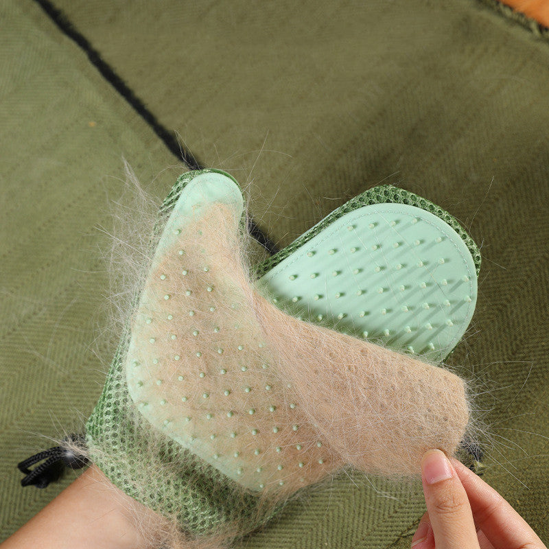 Pet Pampering Massage Gloves
